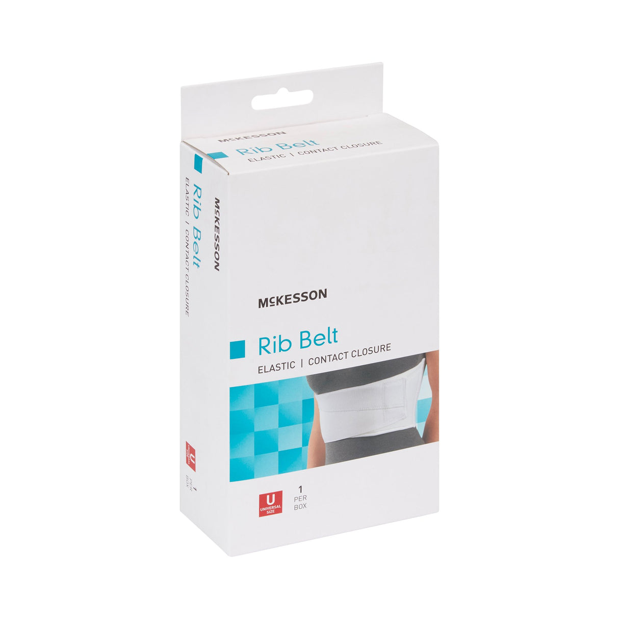 Rib Belt McKesson One Size Fits Most Hook and Loop Closure 28 to 50 Inch Waist Circumference 6 Inch Height Adult - BeHope