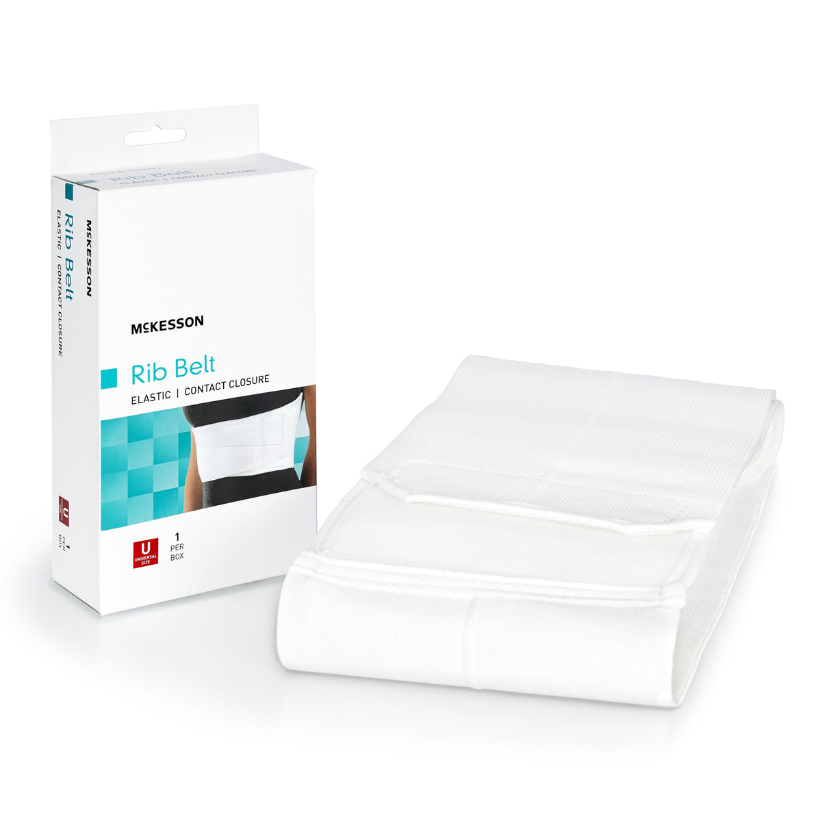 Rib Belt McKesson One Size Fits Most Hook and Loop Closure 28 to 50 Inch Waist Circumference 6 Inch Height Adult - BeHope
