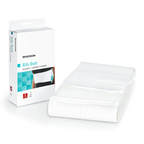 Rib Belt McKesson One Size Fits Most Hook and Loop Closure 28 to 50 Inch Waist Circumference 6 Inch Height Adult - BeHope