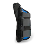 Wrist Brace with Abducted Thumb McKesson Aluminum / Foam / Spandex / Plastic Right Hand Black X-Small - BeHope