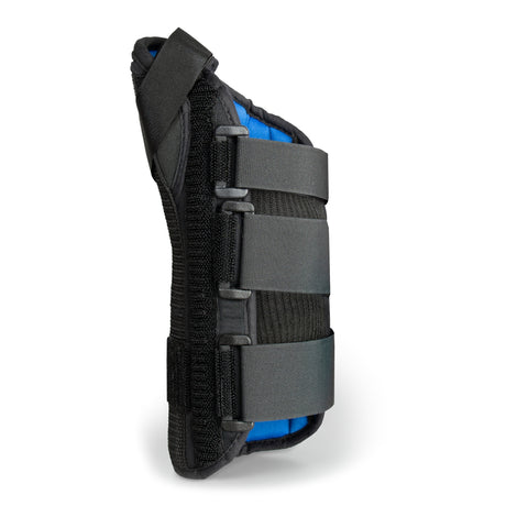 Wrist Brace with Abducted Thumb McKesson Aluminum / Foam / Spandex / Plastic Right Hand Black Small - BeHope