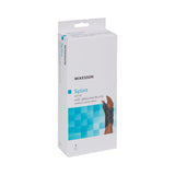 Wrist Brace with Abducted Thumb McKesson Aluminum / Foam / Spandex / Plastic Left Hand Black Small - BeHope