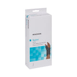 Wrist Brace with Abducted Thumb McKesson Aluminum / Foam / Spandex / Plastic Left Hand Black Medium - BeHope