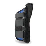 Wrist Brace with Abducted Thumb McKesson Aluminum / Foam / Spandex / Plastic Left Hand Black X-Large - BeHope