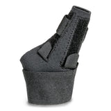 Wrist Brace with Thumb Spica McKesson Thumb Spica Nylon / Aluminum / Neoprene / Polyester / Spandex / Acrylic Left or Right Hand Black One Size Fits Most - BeHope