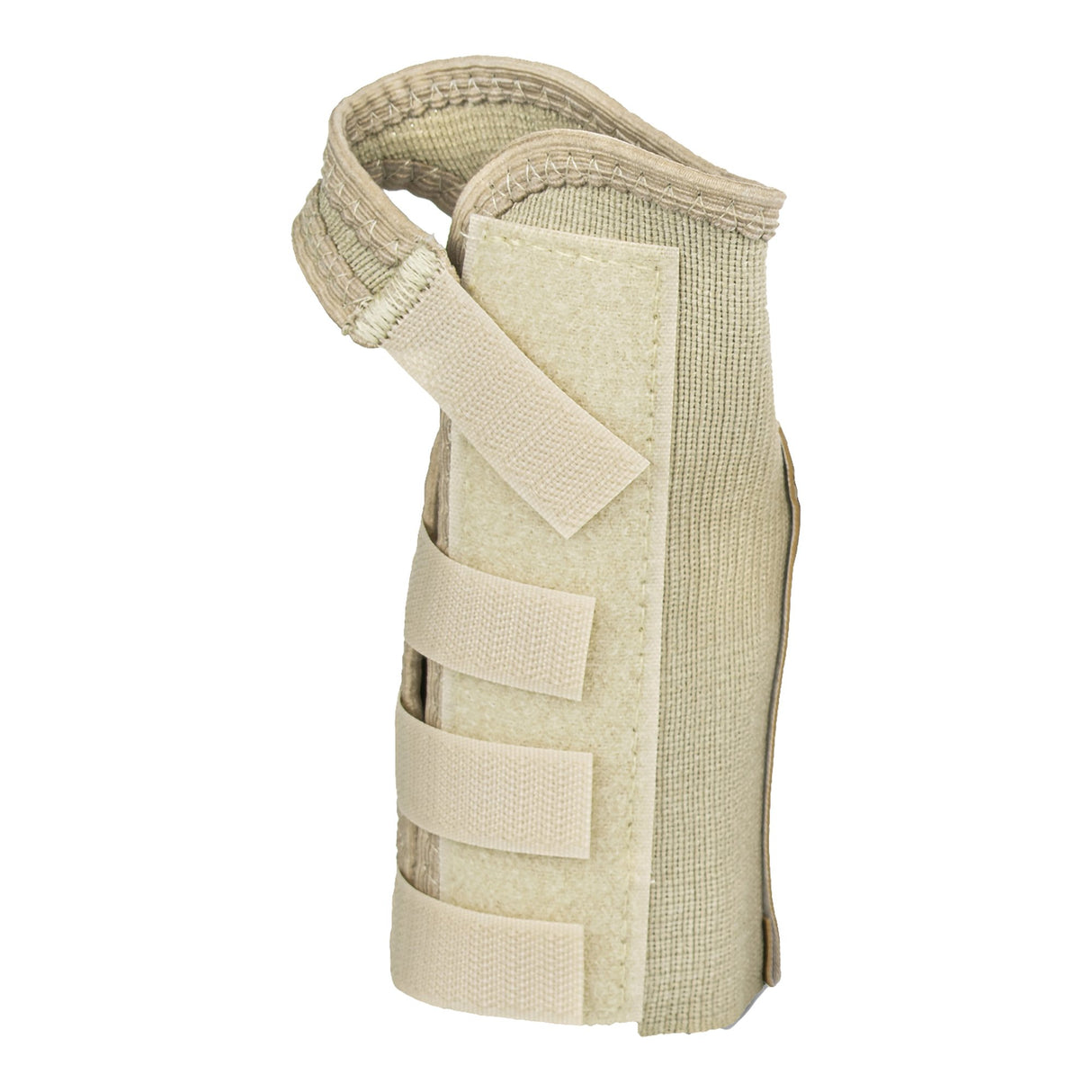 Wrist Brace McKesson Low Profile / Contoured / Wraparound Aluminum / Cotton / Elastic Right Hand Beige X-Small - BeHope
