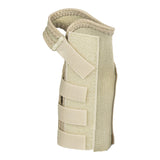 Wrist Brace McKesson Low Profile / Contoured / Wraparound Aluminum / Cotton / Elastic Right Hand Beige X-Small - BeHope
