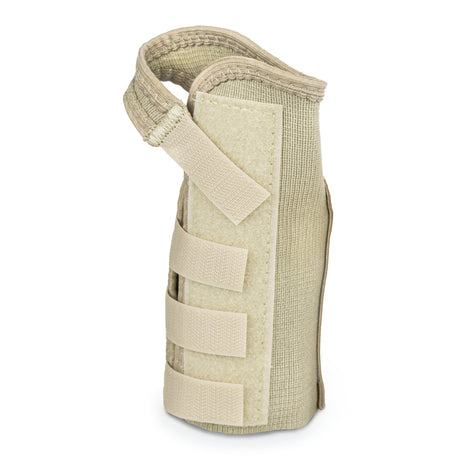 Wrist Brace McKesson Low Profile / Contoured / Wraparound Aluminum / Cotton / Elastic Right Hand Beige Small - BeHope
