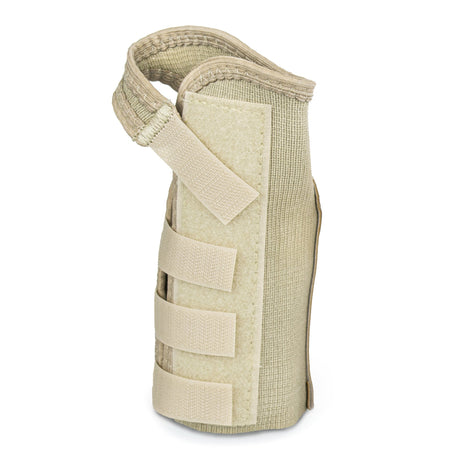 Wrist Brace McKesson Low Profile / Contoured / Wraparound Aluminum / Cotton / Elastic Right Hand Beige Medium - BeHope