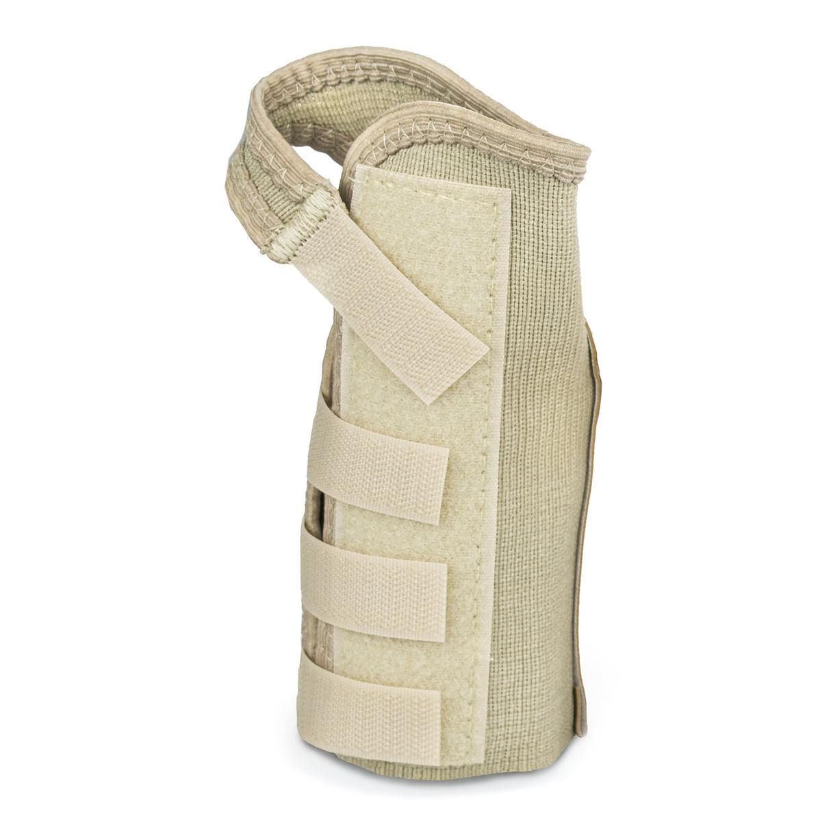Wrist Brace McKesson Low Profile / Contoured / Wraparound Aluminum / Cotton / Elastic Right Hand Beige Large - BeHope