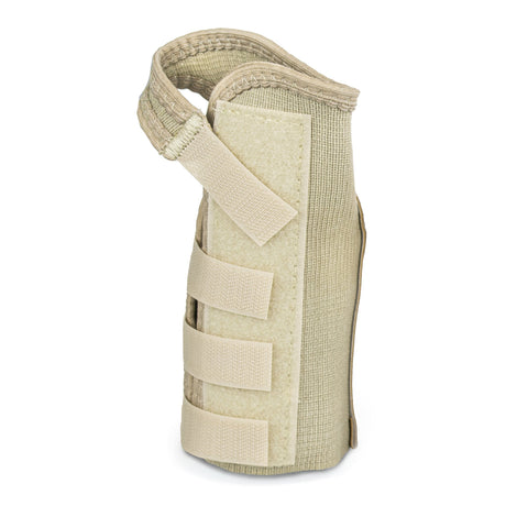 Wrist Brace McKesson Low Profile / Contoured / Wraparound Aluminum / Cotton / Elastic Right Hand Beige Large - BeHope