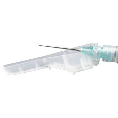 Safety Hypodermic Needle McKesson Prevent® 1 Inch Length 25 Gauge Ultra Thin Wall Hinged Safety Needle - BeHope