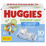 Baby Wipe Huggies® Natural Care™ Plant-Based Refreshing Gentle Sensitive Skin - BeHope