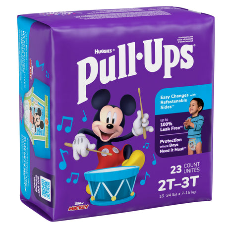 Male Toddler Training Pants Pull-Ups® Size 2T to 3T Disposable Moderate Absorbency - BeHope