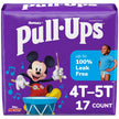 Male Toddler Training Pants Pull-Ups® Size 4T to 5T Disposable Moderate Absorbency - BeHope