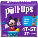 Male Toddler Training Pants Pull-Ups® Size 4T to 5T Disposable Moderate Absorbency - BeHope