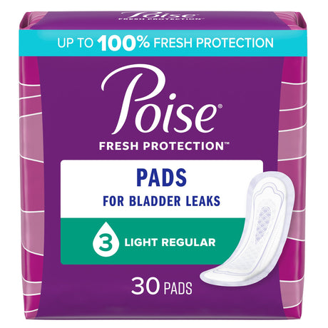 Poise® Fresh Protection™ Incontinence Pads for Light Bladder Leaks - BeHope