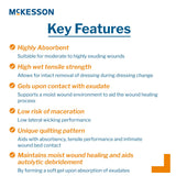 Silver Gelling Fiber Dressing Mckesson Sterile for Microbial Exudate Management - BeHope