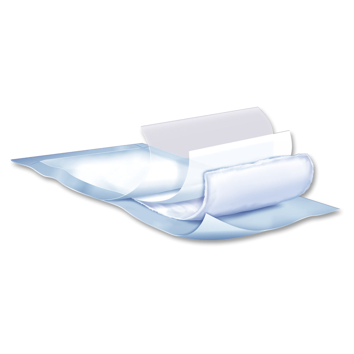 Disposable Underpad Seni® Soft Super 23 X 35 Inch Cellulose Pulp Moderate Absorbency - BeHope
