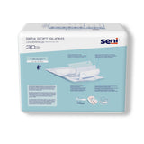 Disposable Underpad Seni® Soft Super 23 X 35 Inch Cellulose Pulp Moderate Absorbency - BeHope
