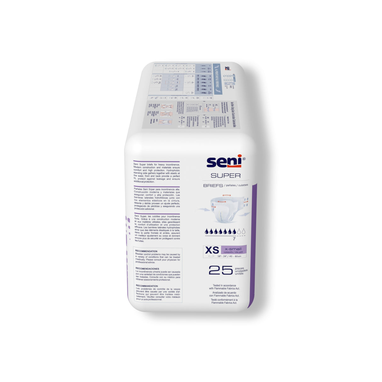Seni® Super Breathable Incontinence Briefs Heavy Absorbency - BeHope
