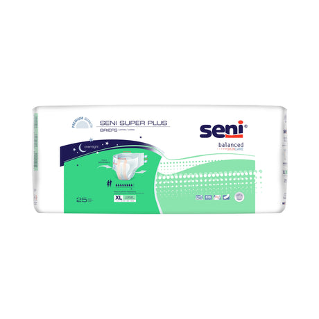 Incontinence Brief Seni® Super Plus Adult Unisex Disposable Heavy Absorbency - BeHope