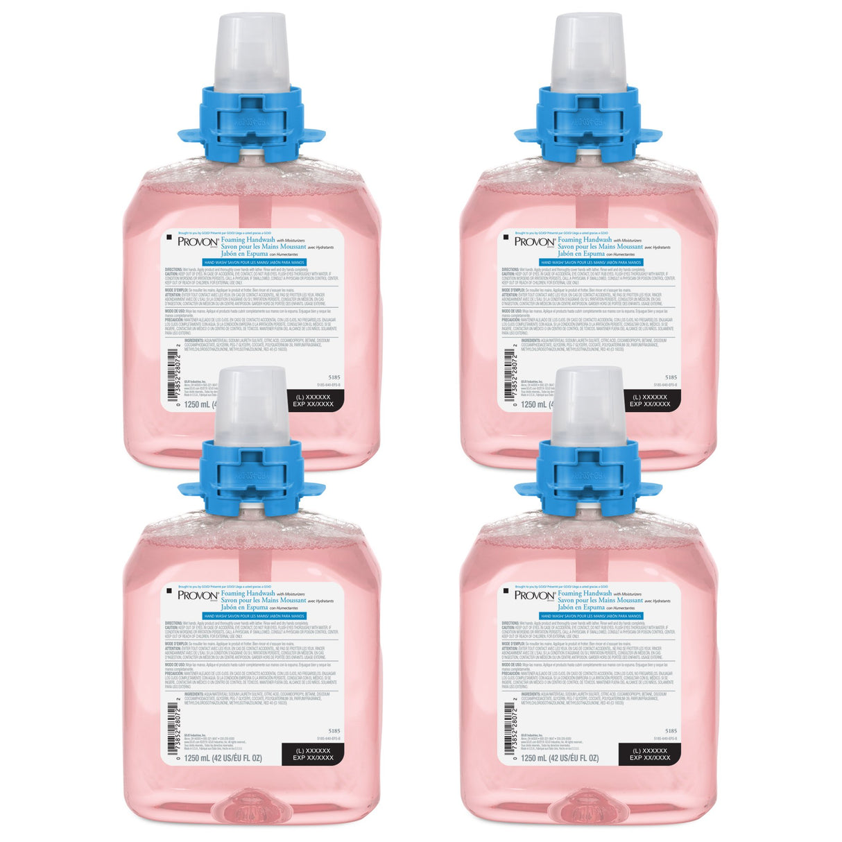 Soap PROVON® Foaming 1,250 mL Dispenser Refill Bottle Cranberry Scent - BeHope