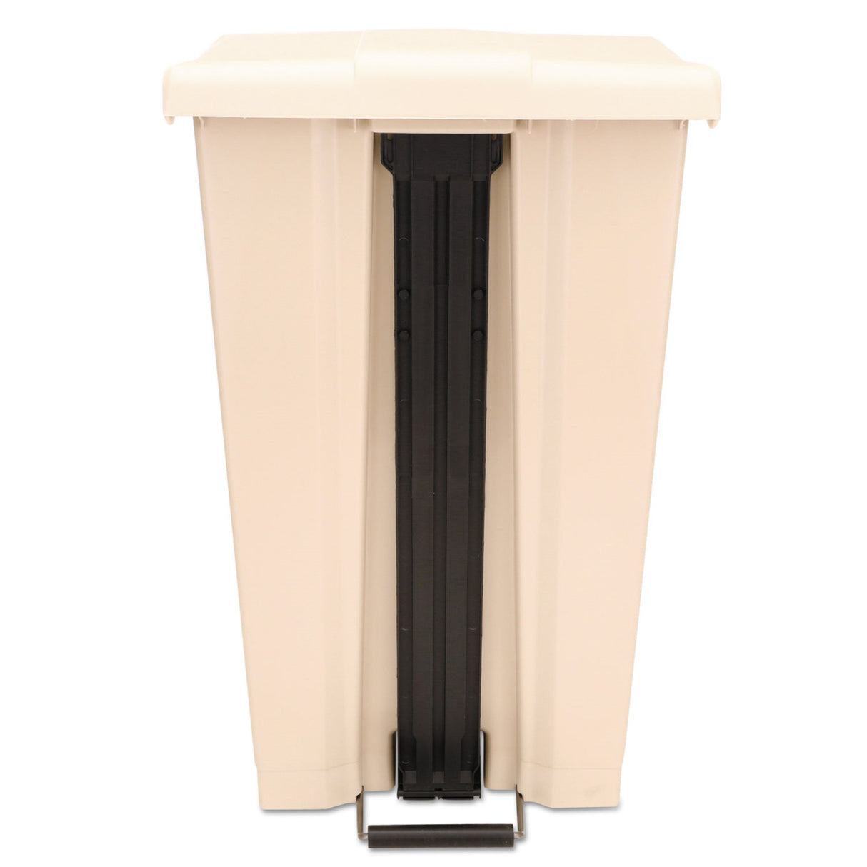 Trash Can Rubbermaid® 92 Quart / 23 gal. Beige Polyethylene Rectangular - BeHope