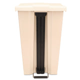 Trash Can Rubbermaid® 92 Quart / 23 gal. Beige Polyethylene Rectangular - BeHope