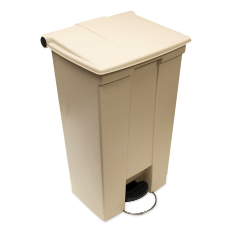 Trash Can Rubbermaid® 92 Quart / 23 gal. Beige Polyethylene Rectangular - BeHope