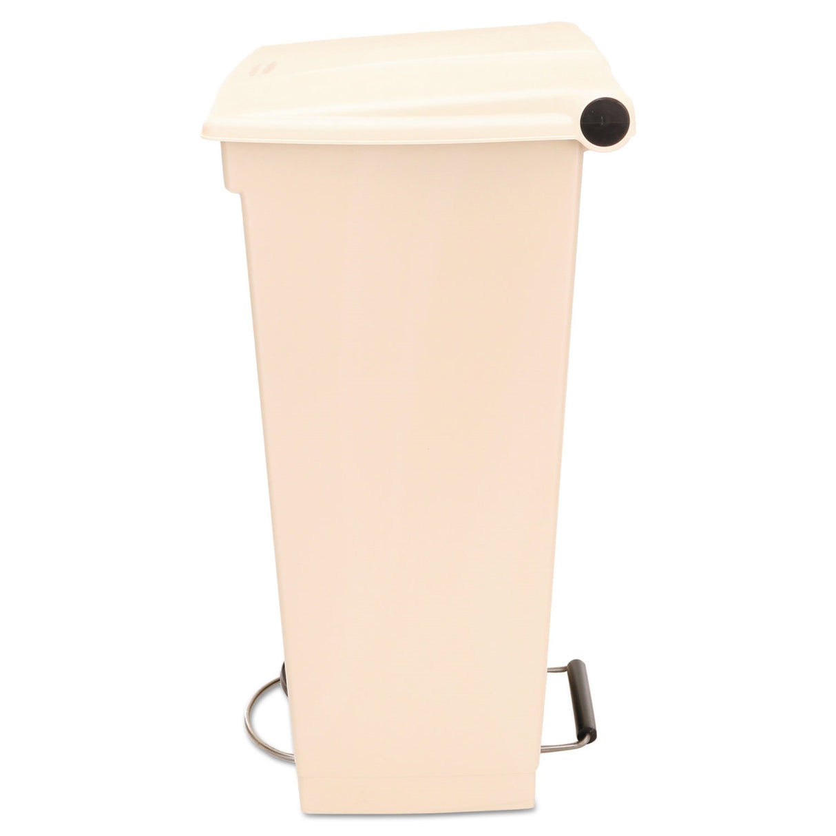 Trash Can Rubbermaid® 92 Quart / 23 gal. Beige Polyethylene Rectangular - BeHope