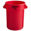 Trash Can Rubbermaid® Brute® 128 Quart / 32 gal. Red Resin Round - BeHope