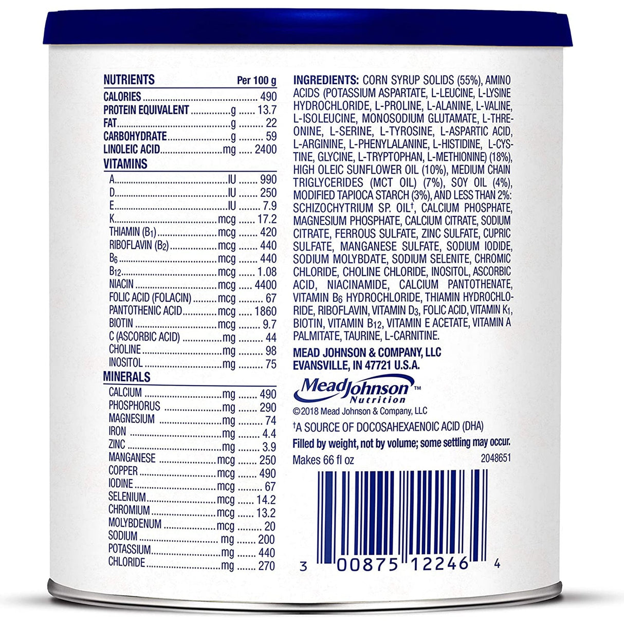 Pediatric Oral Supplement Puramino™ Jr Powder for Severe Food Allergies - BeHope