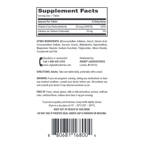 Vitamin D3 Oral Supplement for Everyday Wellness - BeHope