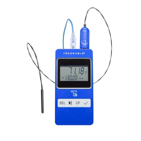 Traceable® Ethernet Datalogging Refrigerator Freezer Thermometer with Alarm Glycol Bottle Probe - BeHope