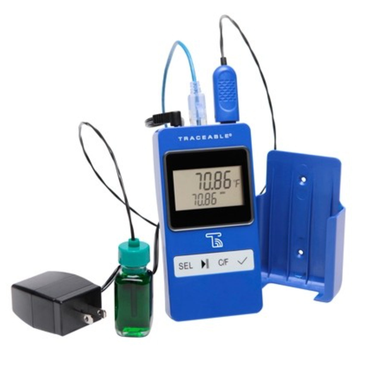 Traceable® Ethernet Datalogging Refrigerator Freezer Thermometer with Alarm Glycol Bottle Probe - BeHope