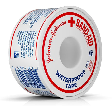 Waterproof Medical Tape Band-Aid® Water Block™ White 1 Inch X 10 Yard Adhesive NonSterile - BeHope