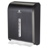 Paper Towel Dispenser Gp® Pro Manual Durable Plastic Key Lock Wall Mount - BeHope