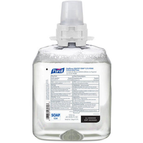 Antimicrobial Soap Purell® Healthy Soap® Foaming 1,250 mL Dispenser Refill Bottle Floral Scent - BeHope