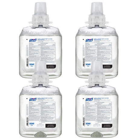 Antimicrobial Soap Purell® Healthy Soap® Foaming 1,250 mL Dispenser Refill Bottle Floral Scent - BeHope