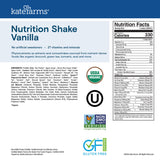 Kate Farms Organic Plant-Based Phytonutrient Nutrition Shake - BeHope