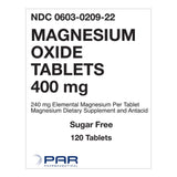 Mineral Supplement Magnesium Oxide 400 mg Strength Tablet 120 per Bottle - BeHope