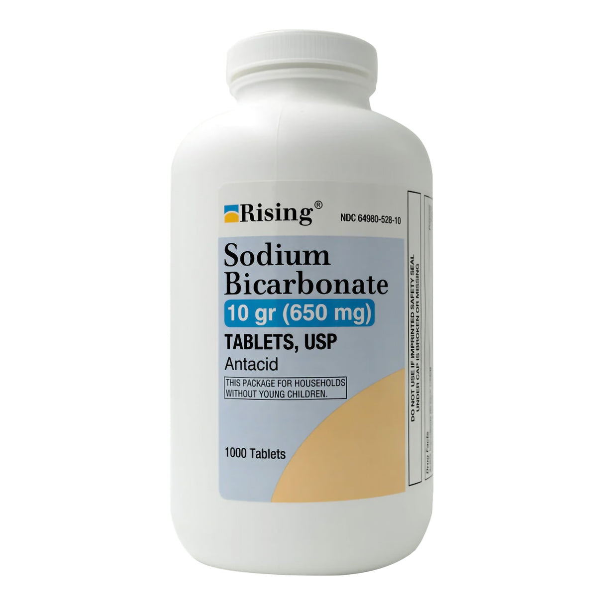 Sodium Bicarbonate 650 mg Tablet 1,000 Tablets - BeHope