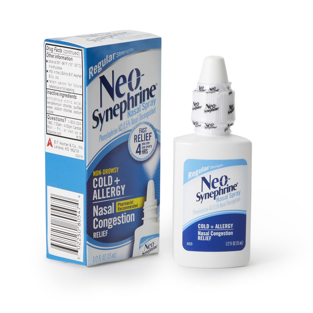 Sinus Relief Neo-synephrine® Nasal Spray for Stuffy Nose Congestion - BeHope