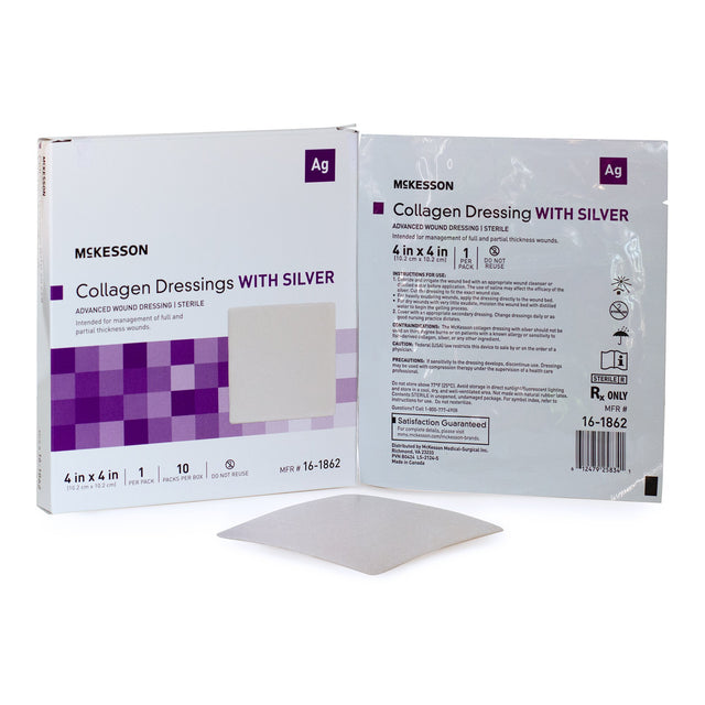 Silver Collagen Advanced Wound Care Dressing Mckesson Sterile - BeHope