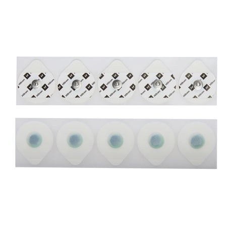 Ecg Monitoring Electrode Welch Allyn® Snap Connector Solid Gel Foam Backing Non-radiolucent - BeHope