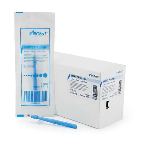 McKesson Argent™ Dermal Biopsy Punch with Safety Cap and Seamless Blade - BeHope