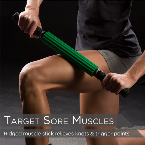 Rouleau de massage TheraBand standard vert strié