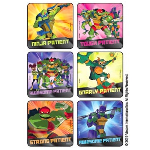 Kids Love Stickers® 75 per Pack Teenage Mutant Ninja Turtles Sticker 2-1/2 Inch - BeHope
