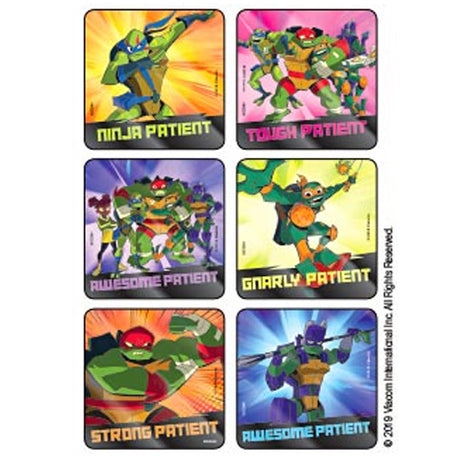 Kids Love Stickers® 75 per Pack Teenage Mutant Ninja Turtles Sticker 2-1/2 Inch - BeHope
